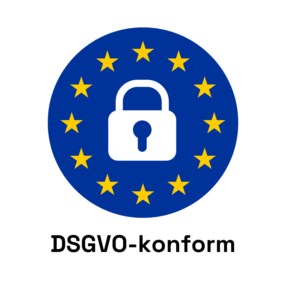 EU-Symbol für Datenschutz.