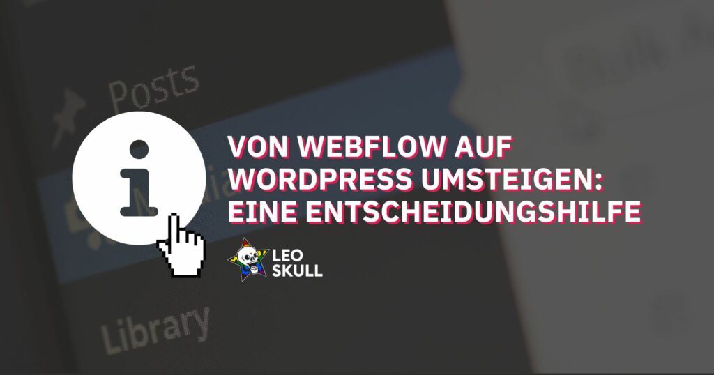 Webflow zu WordPress wechseln: Hilfe