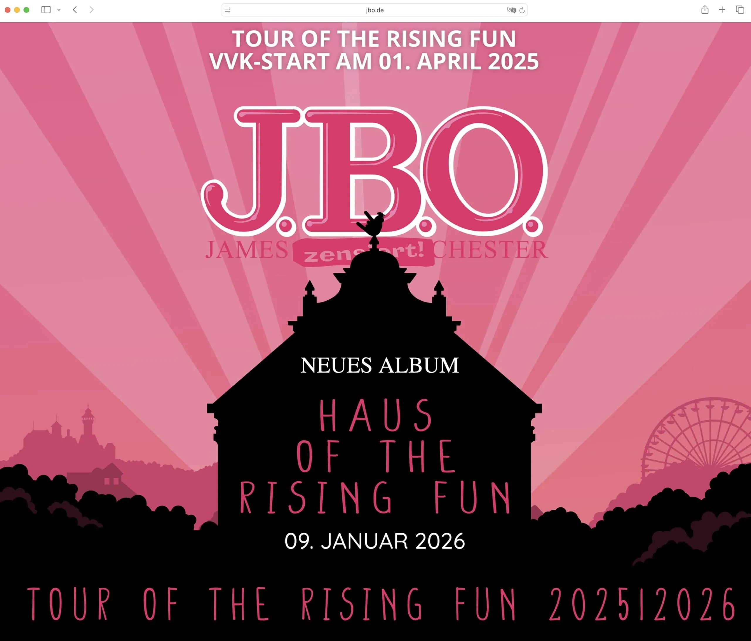 J.B.O. Album und Tour Ankündigung 2025/2026