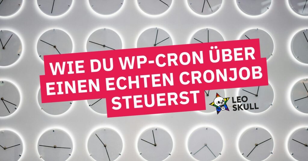 Clocks with text über WP-Cron and Cronjobs.