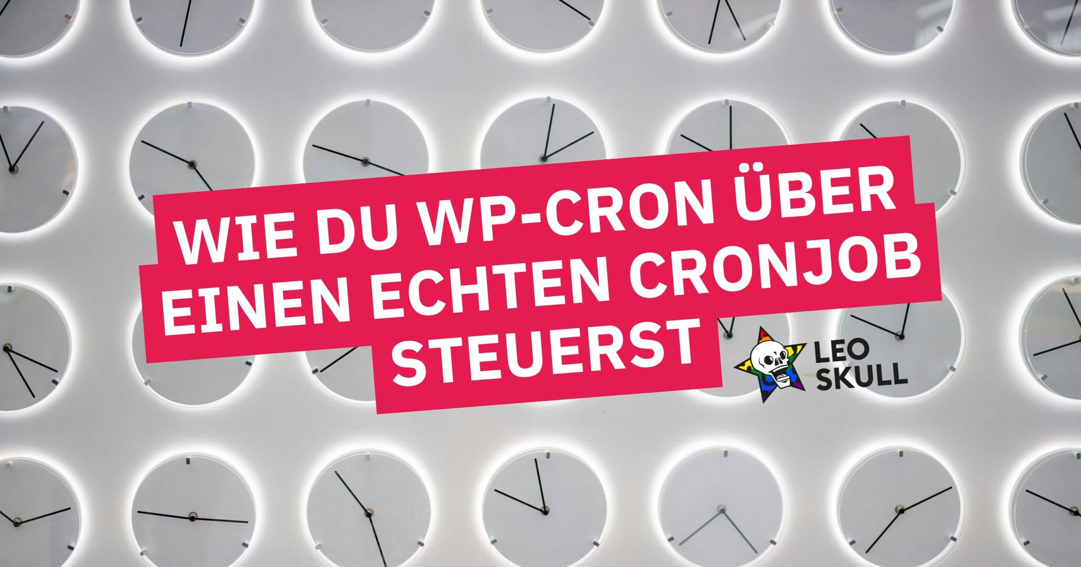 Clocks with text über WP-Cron and Cronjobs.