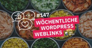Wöchentliche WordPress-Weblinks, verschiedene Gemüse in Schüsseln