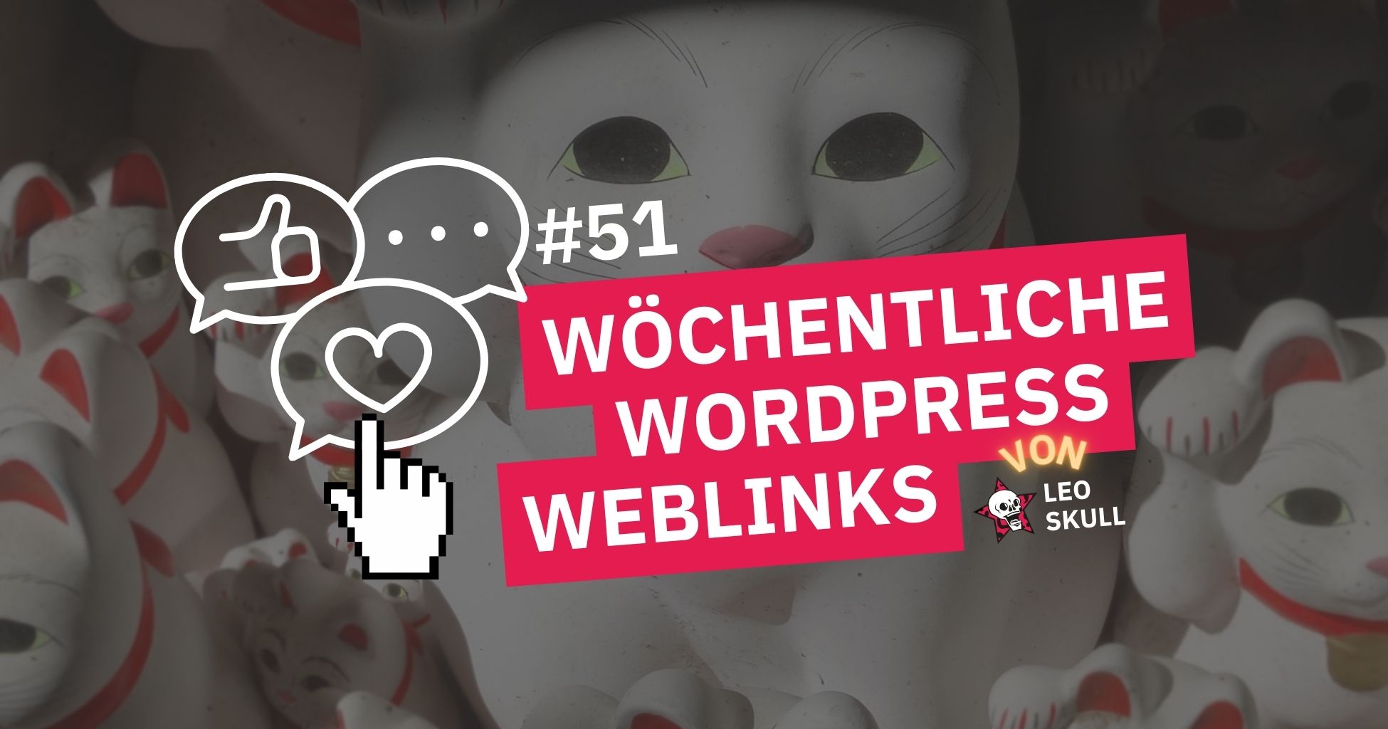 Wöchentliche WordPress-Weblinks Grafik