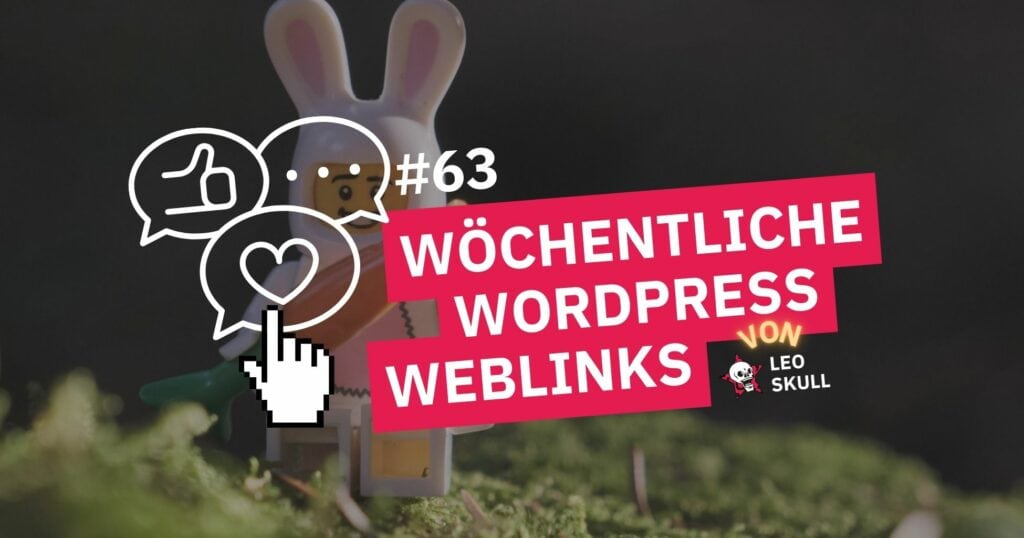 Wöchentliche WordPress Weblinks Grafik.