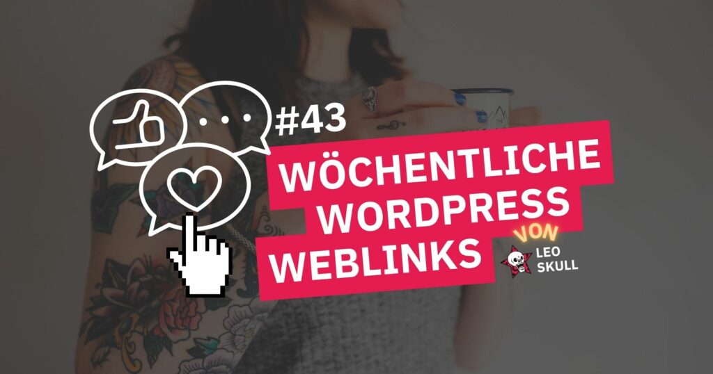 Frau mit Tasse und WordPress News Overlay