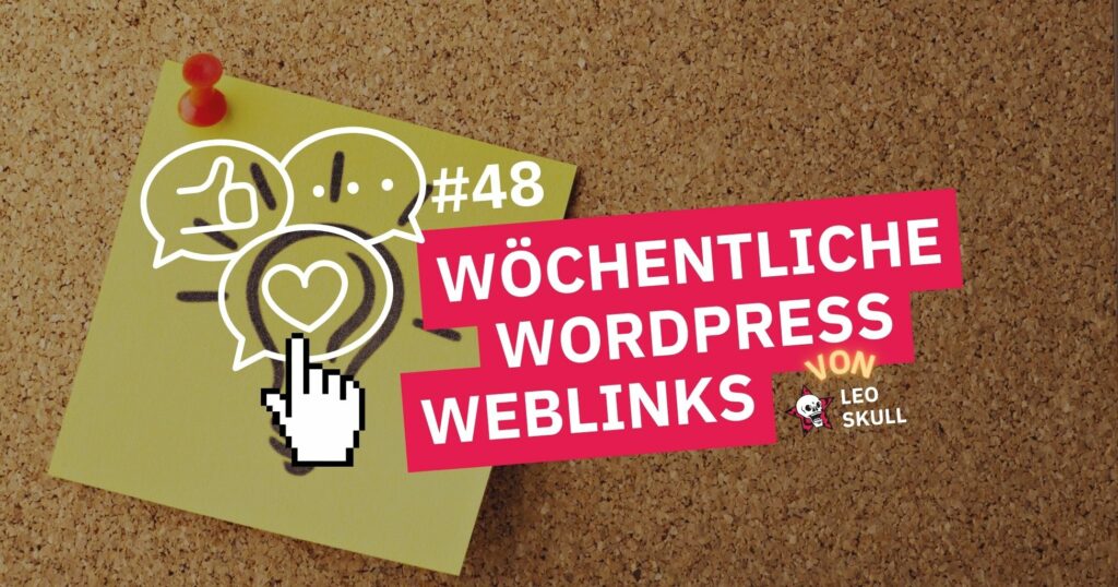 Post-it mit Hinweis auf WordPress-Links #48